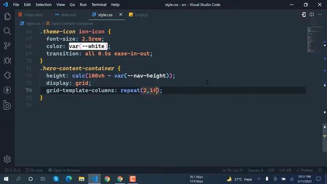 Light and Dark mode Website | Javascript смотреть онлайн