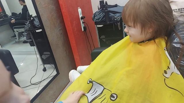 Первая наша причёска в парикмахерской10 февраля 2022 г. смотреть онлайн