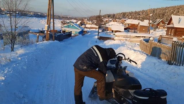 Покатушки на снегоходах.Испытали снегоходы после ремонта. смотреть онлайн