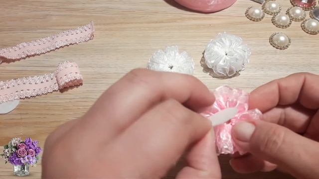 Как сделать повязку для малышек простой способ мк для начинающих ✔ Marine DIY Guloyan✔ смотреть онлайн