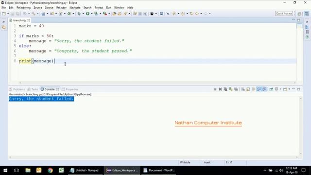 Python Programming - IF/ELIF/ELSE - Part 1 смотреть онлайн