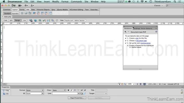 Design a php login admin page from scratch Create the PHP admin index page with Dreamweaver смотреть онлайн