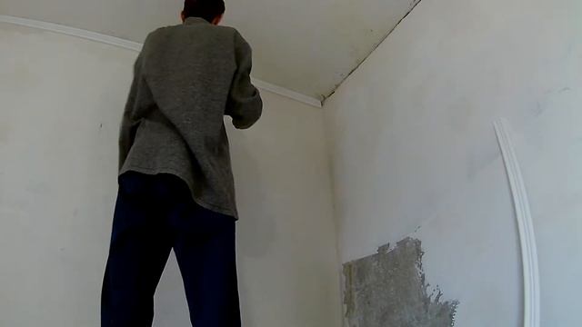 Клеим багеты на шпаклёвку смотреть онлайн