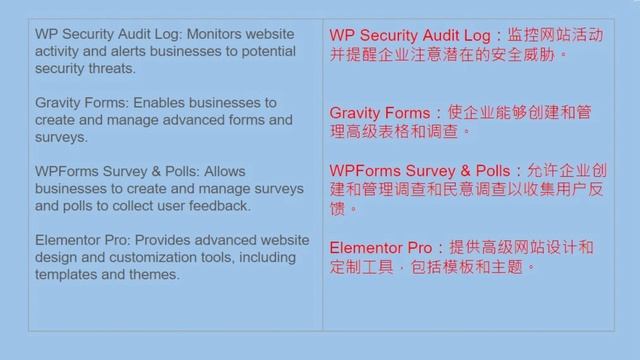 20 must-have WordPress plugins for business websites in 2023 in English and Mandarin смотреть онлайн