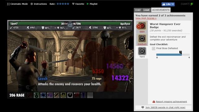 Kongregate / Cursed Dungeon / Game COMPLETED смотреть онлайн