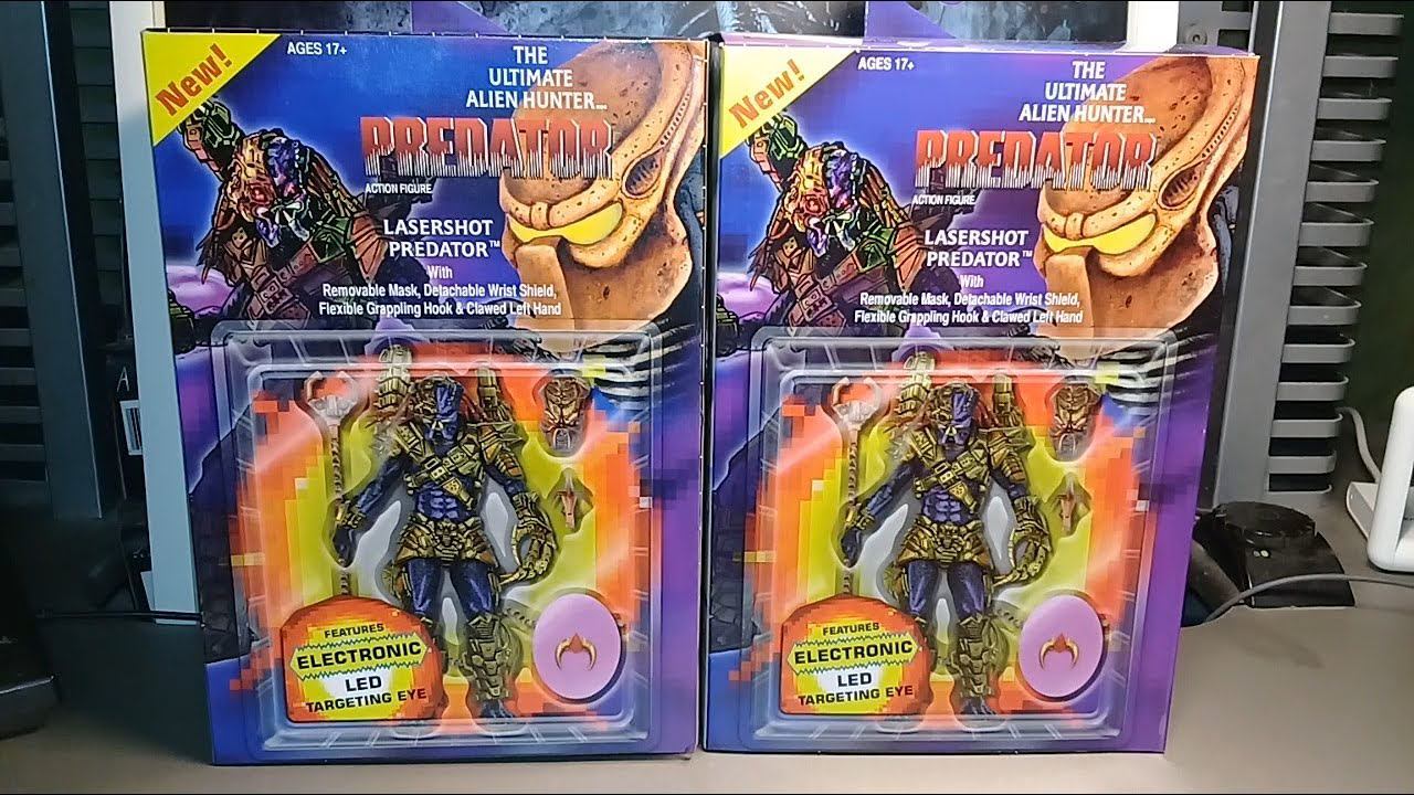 Comparison! Neca Ultimate Lasershot Predator (Original vs Reissue) смотреть онлайн