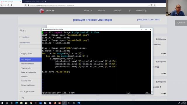 picoCTF 2021 Pixelated смотреть онлайн
