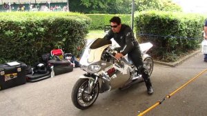 Y2K Jet Turbine Motorcycle full start procedure and burn out