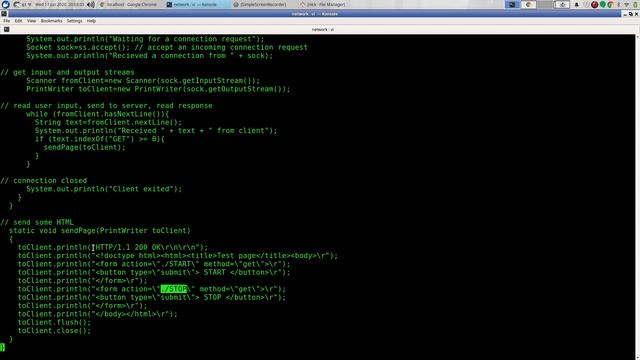 Talking to a Java Server using a Web Browser смотреть онлайн
