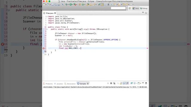 Open a File Dialog Box (Java) смотреть онлайн