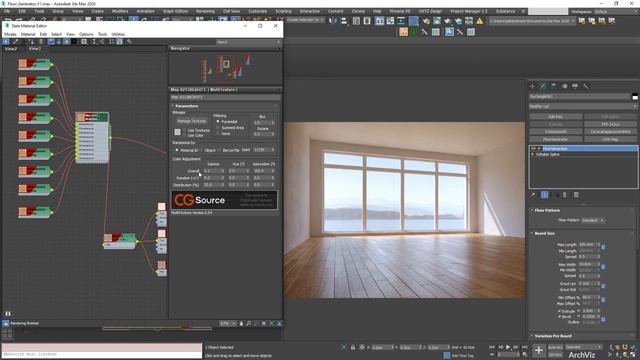 How to use Multitexture plugin for 3ds Max and Corona renderer to create realistic floor textures смотреть онлайн