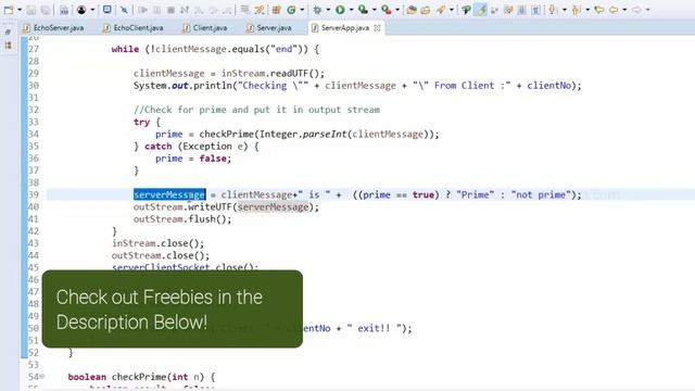Java Networking Echo Server Code Example - Easy Explanation from Karpado.com смотреть онлайн