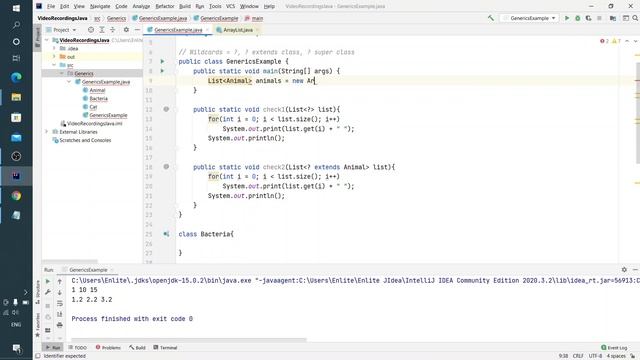 Java урок - 17.1.8 Дженерики. Wildcards смотреть онлайн