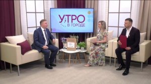 Реализация нацпроектов "Здравоохранение" и "Демография" в Хабаровском крае. Утро в городе