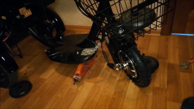 Эл.трицикл ING HI (Eco Drive) замена шин ч.4 (tire change). Скутеры для инвалидов. Mobility scooter смотреть онлайн