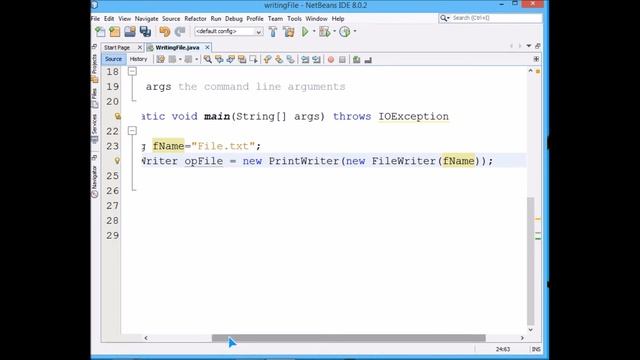 JAVA WRITING CHARACTERS TO FILE|JAVA WRITING TO FILE EXAMPLE|JAVA PROGRAMMING TUTORIAL 35 HINDI URD смотреть онлайн