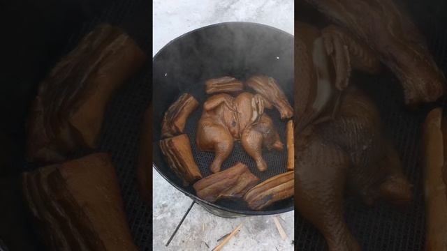 Горячее копчение?