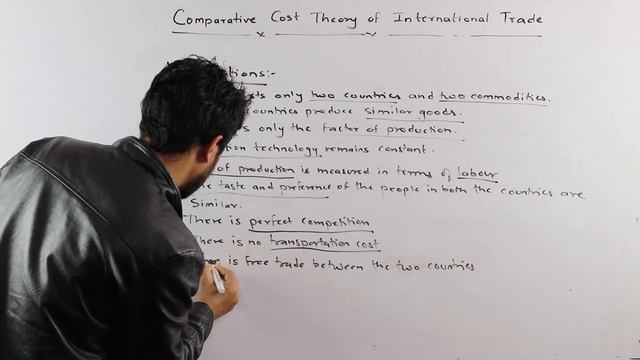 Comparative Cost Theory of International Trade || Grade 12 || Economics смотреть онлайн