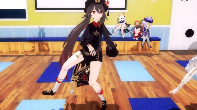 【4K 60Fps / Genshin Impact MMD】 HuTao / Boa - Action