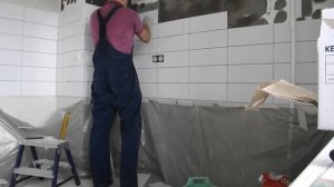 Укладка плитки (фартук) на кухне