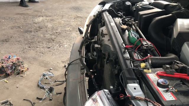 Land Cruiser 100 ремонт после возгорания смотреть онлайн