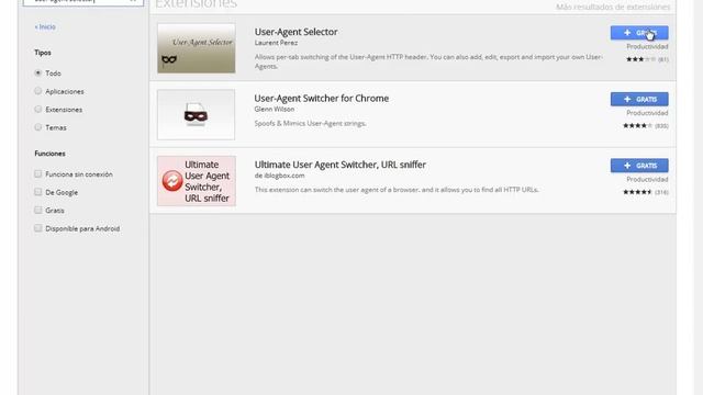 Cambio de user agent desde chrome смотреть онлайн