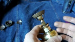 Самодельный карманный бензиновый мини примус.