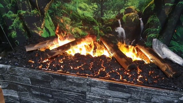 3d очаг . Паровой электрокамин 3d на заказ ? смотреть онлайн