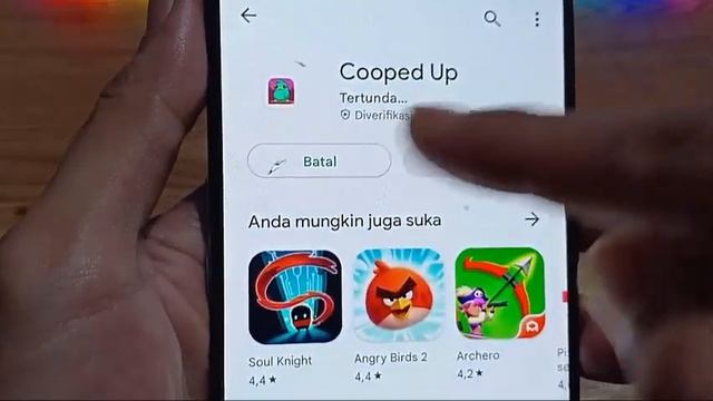 HOW TO PLAYING GAME ANDROID & REVIEW SINGKAT: COOPED UP