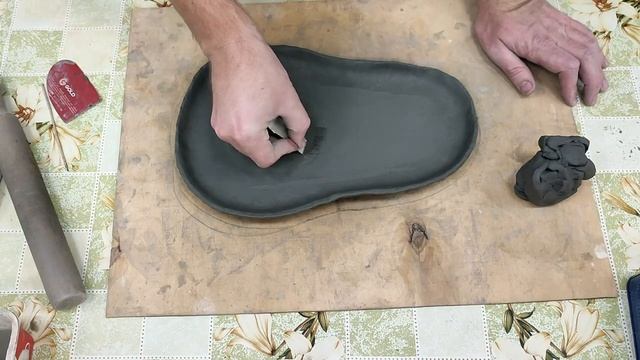 Мастер-класс тарелка авокадо из глины без гончарного круга смотреть онлайн