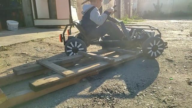 дикий полный привод 4WD для сына багги из гироскутера. Электросамокат 2wd. Buggy 4×4 смотреть онлайн