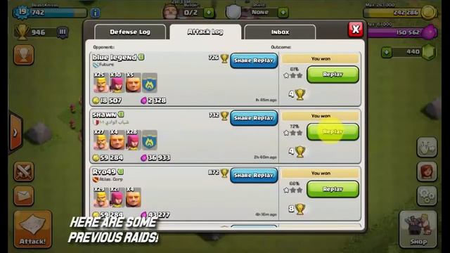 Clash Of Clans - TH 4 Trophy Base Layout смотреть онлайн