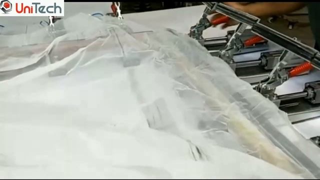 PNEUSTRETCH - Pneumatic fabric stretching clamp for pre press machine смотреть онлайн