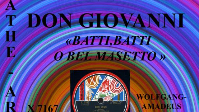 Ninon Vallin Don Giovanni Batti, batti o bel Masetto Pathé Art X 7167 enregistré en juillet смотреть онлайн