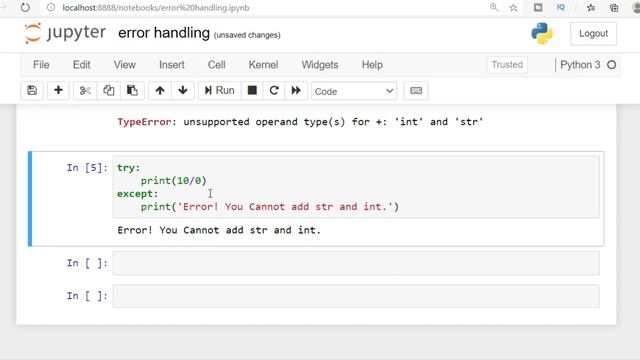 Learn Python A-Z || Part - 23 || Error Handling смотреть онлайн
