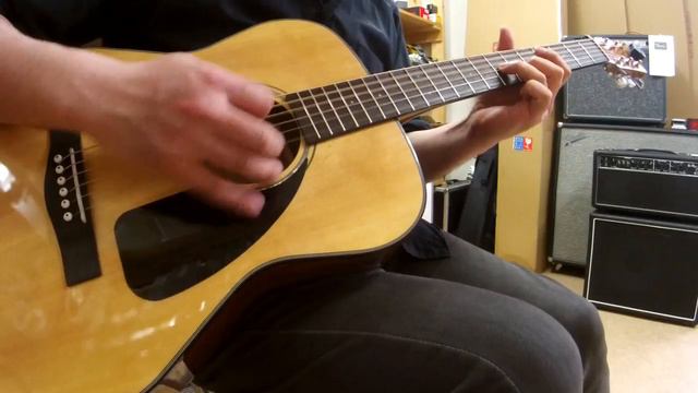Fender Acoustic CF-60 ピック弾き смотреть онлайн