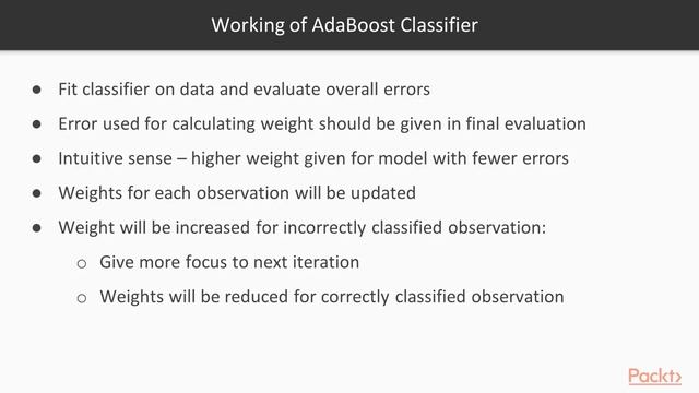 Extending Machine Learning Algorithms – AdaBoost Classifier | packtpub.com смотреть онлайн