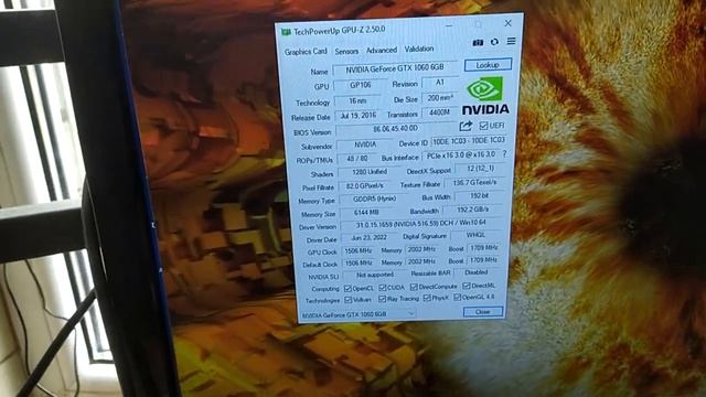 Palit GeForce GTX 1060 JetStream 6GB GDDR5 (NE51060015J9-1060J) ÁÓ