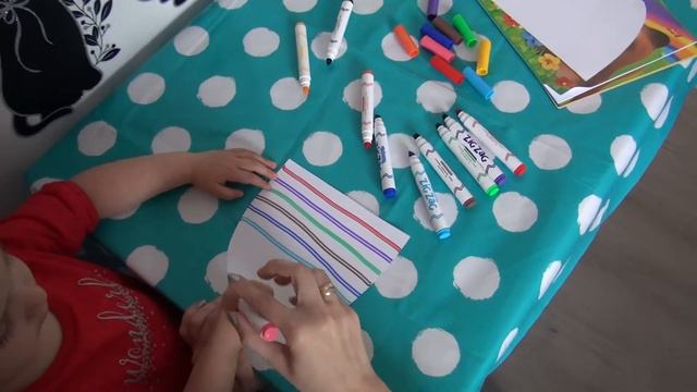 DIY - Obrazek - Flamastry ZIG ZAG, COLORINO Kids. смотреть онлайн