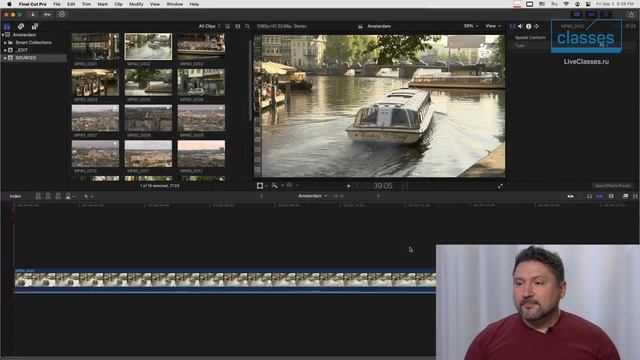 Проблема разных форматов. Работа с разными размерами кадра для соцсетей в Final Cut Pro. Д. Ларионо смотреть онлайн