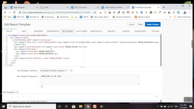 hide column in classic report [Card Template] Using Custom Template and CSS смотреть онлайн
