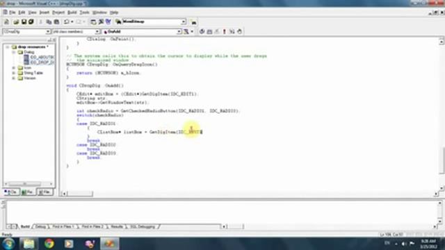 Demo using ListBox , ComboBox , RadioButton in MFC on Visual C++ 6.0 смотреть онлайн