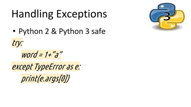 Compatible Python 2 & 3 Code смотреть онлайн