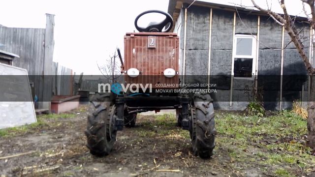 ??Обзор самодельного минитрактора 9л/Overview Of The Homemade Minitractor
