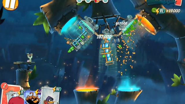 angry birds 2. в погоне за винобоссомна 753 уровне ! смотреть онлайн