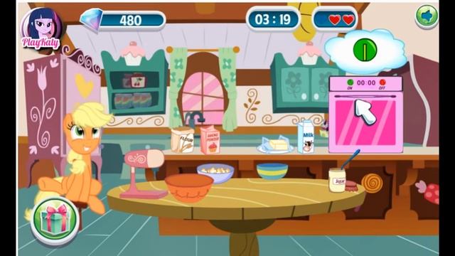 ПОНИ ПЕКУТ ПИРОГ! Май литл пони на кухне. Мультик игра для детей