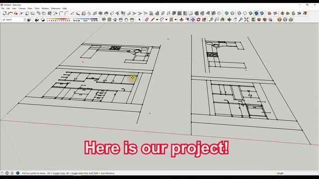 Import a file to Sketchup - How to import a dwg, dxf to Sketchup, Scale problem смотреть онлайн