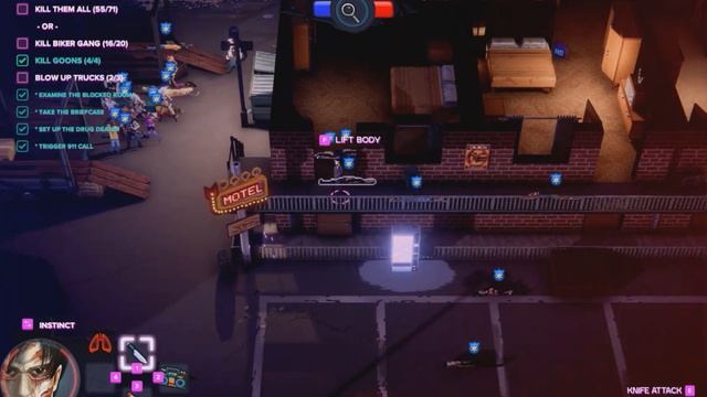 Party Hard 2: The Motel, UFO, SWAT And 100% Objectives (Hard Difficulty)