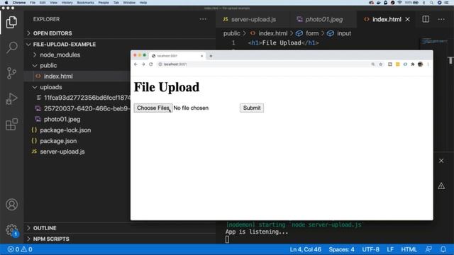 How To Upload Files With Node.js смотреть онлайн