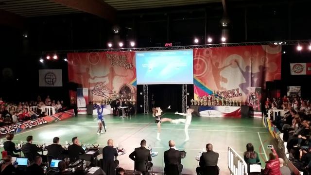 Аня и Леша, 8 место, Кубок мира, Франция 16.11.19 смотреть онлайн